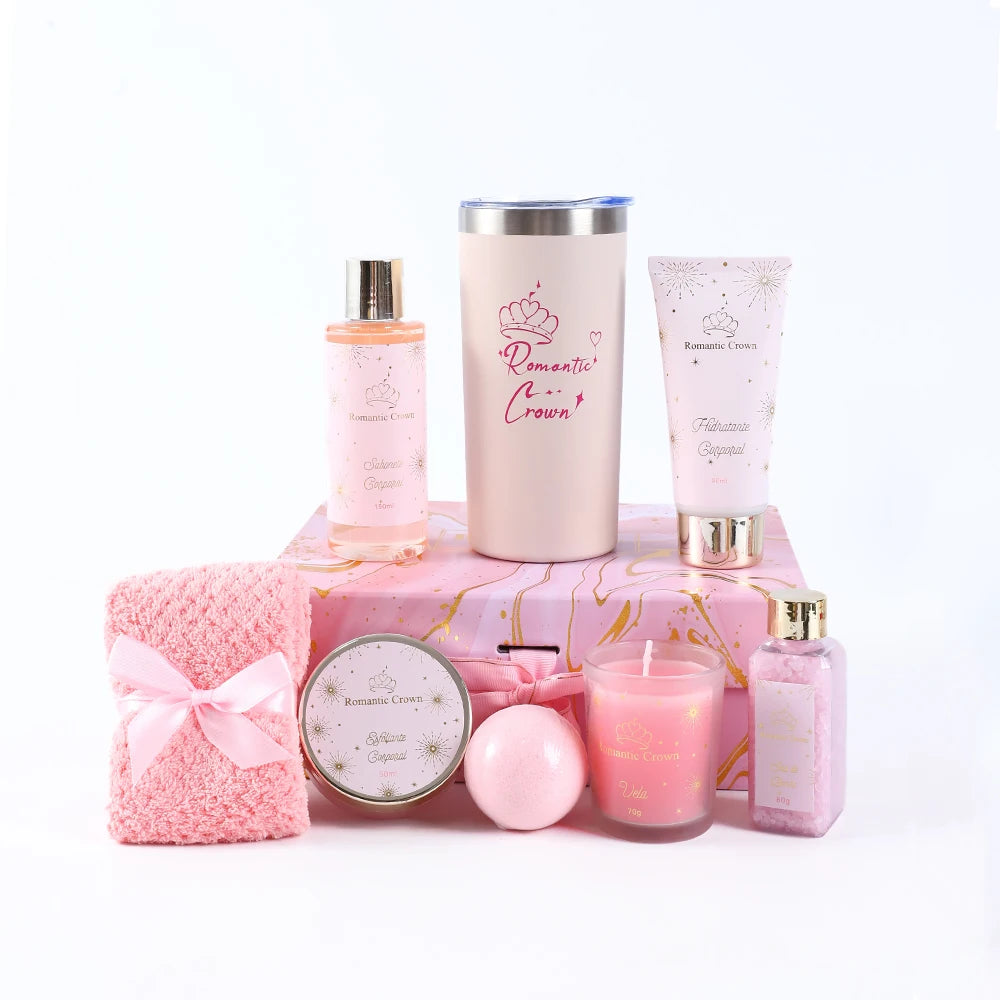 Kit Spa Romântico Crown – O Presente Perfeito para Relaxar e Cuidar de Quem Você Ama! 🎁💖