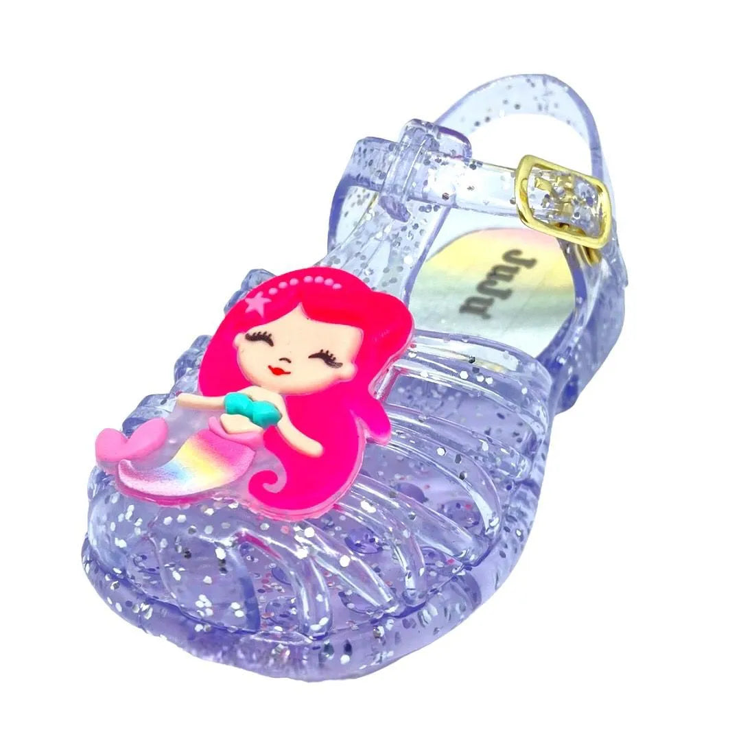 Sandália Infantil Sereia Brilhante – Conforto e Magia para os Pezinhos! 🧜‍♀️✨