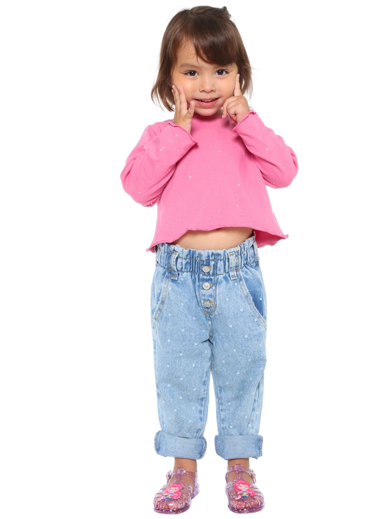 Sandália Infantil Sereia Brilhante – Conforto e Magia para os Pezinhos! 🧜‍♀️✨