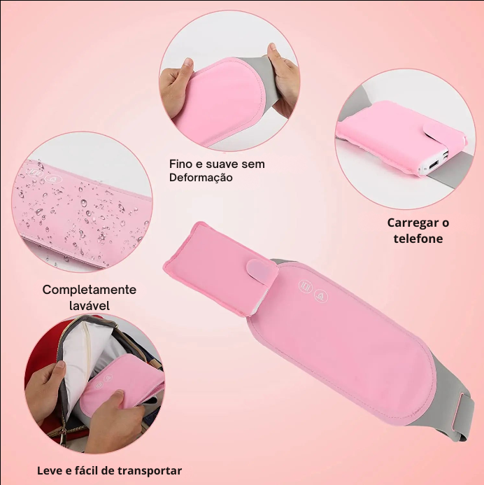 Cinta para alívio de cólica