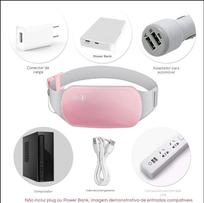 Cinta para alívio de cólica