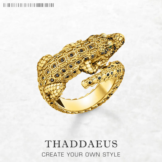 Ring Croco Royale – O Poder da Natureza Em Seus Dedos